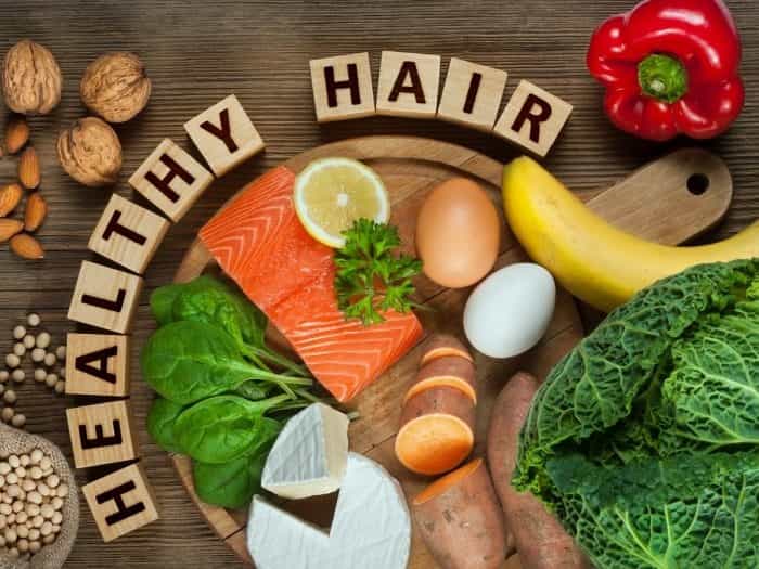 foods for healthy hair grow
