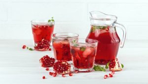 Iced Pomegranate Green Tea