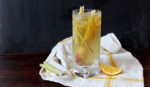 Sparkling Oolong Lemongrass Ginger Tea